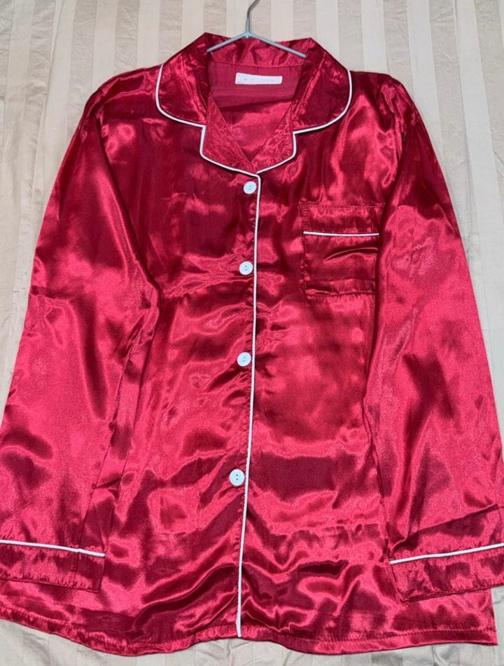 Plain Satin Nightsuit