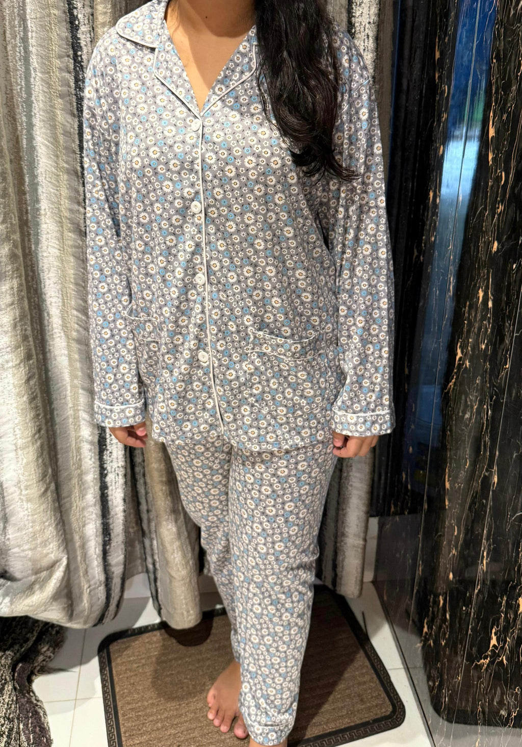 grey daisy comfort payjama set