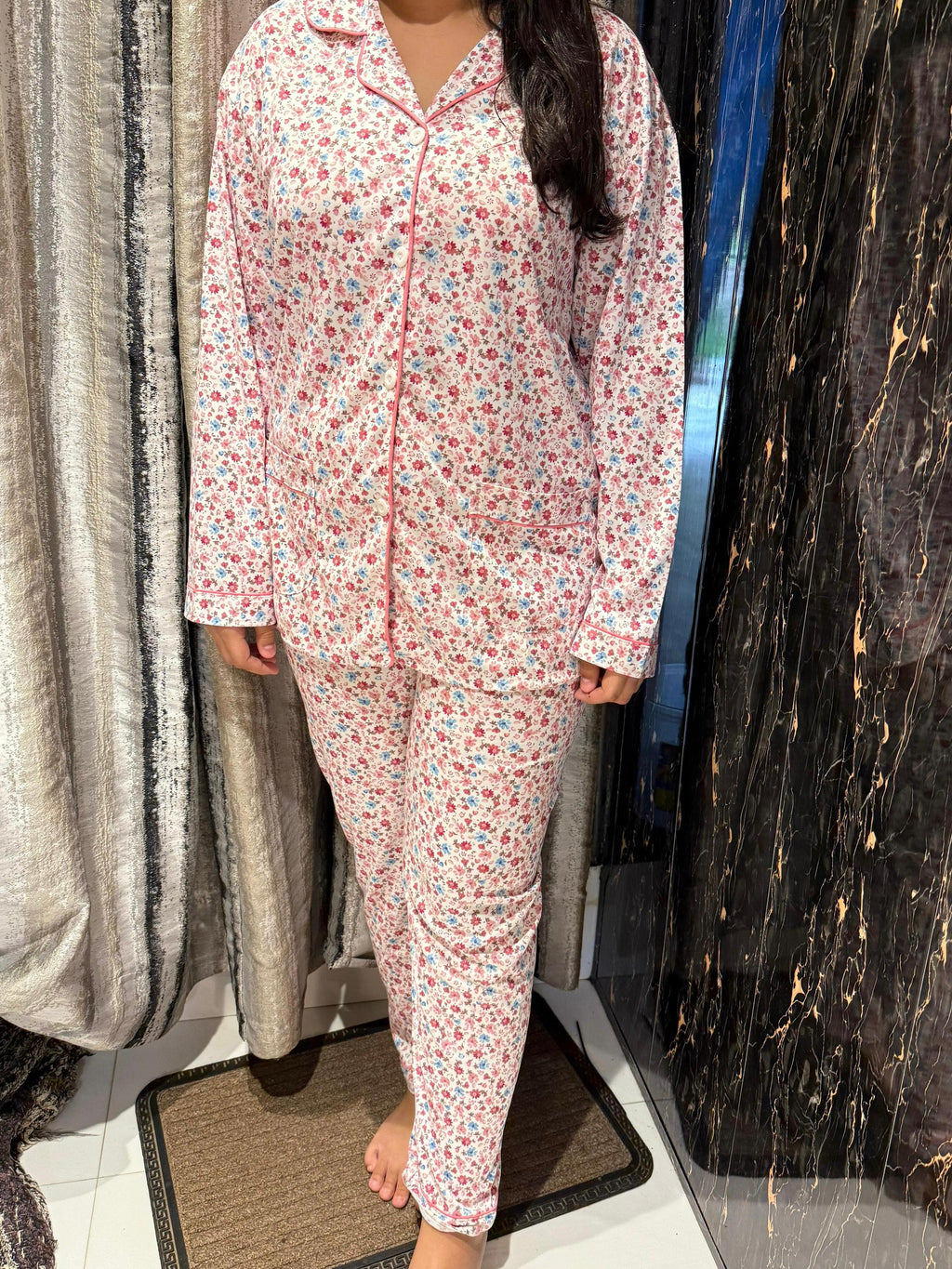 floral bliss nightsuit