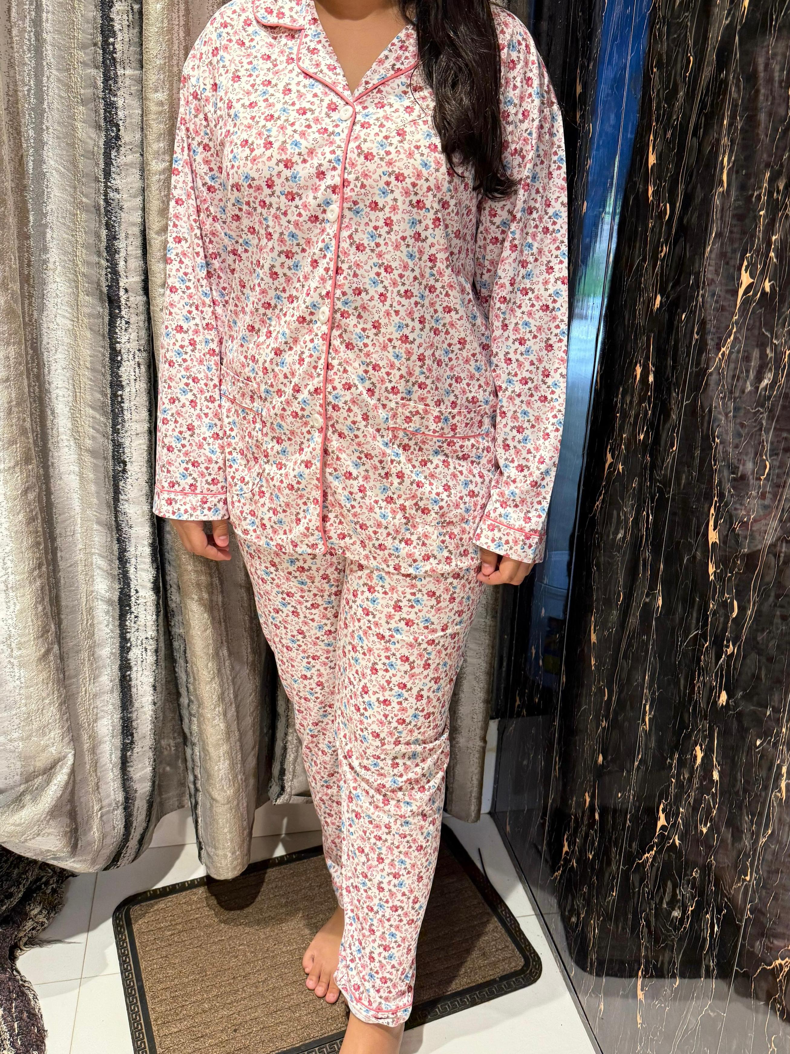 floral bliss nightsuit